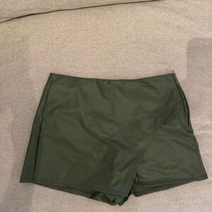 Altar'd State Dark Green Women's Skorts
